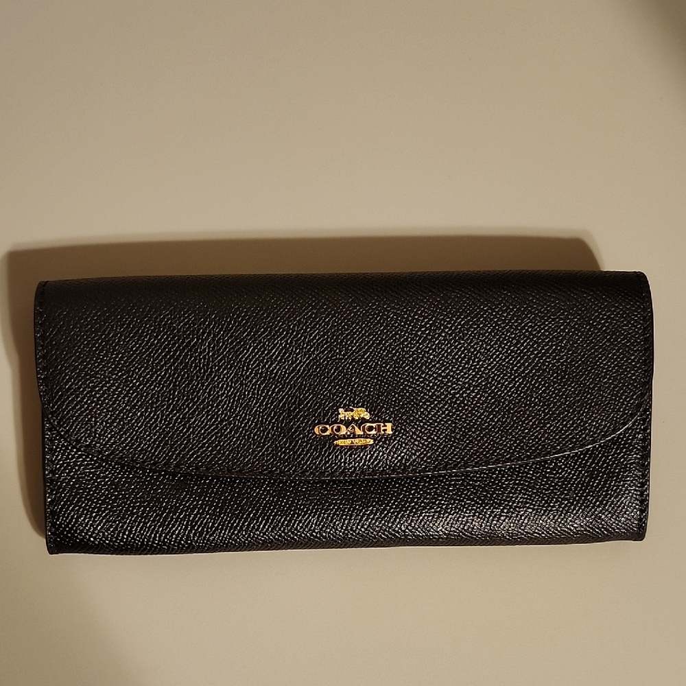 Coach Slim Black Wallet NBU